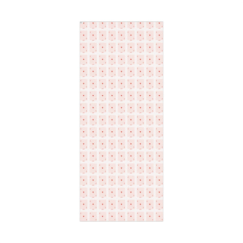 Valentine Heart Playing Cards happy Birthday Gift Wrap — Romantic Pink Wrapping Paper